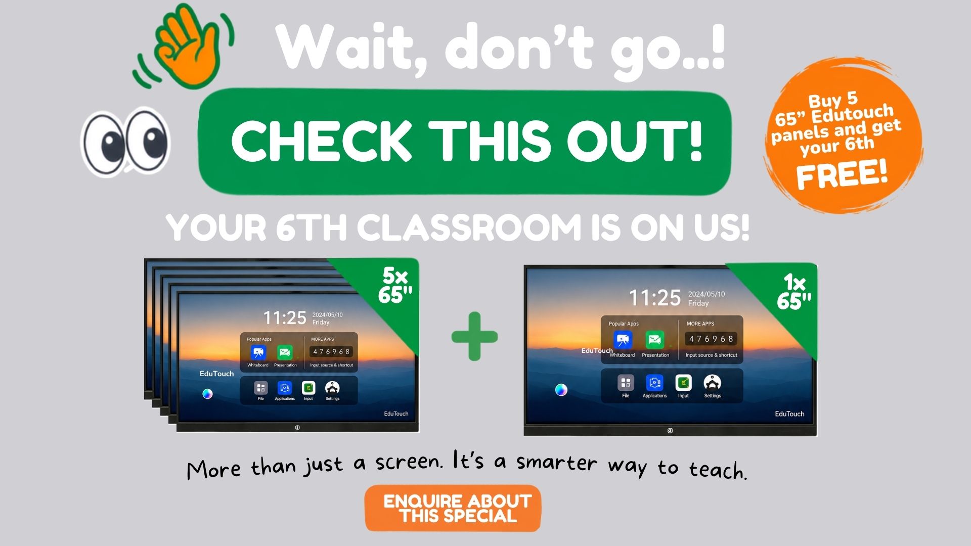 EduBoard Buy 1 Get 1 Free Special